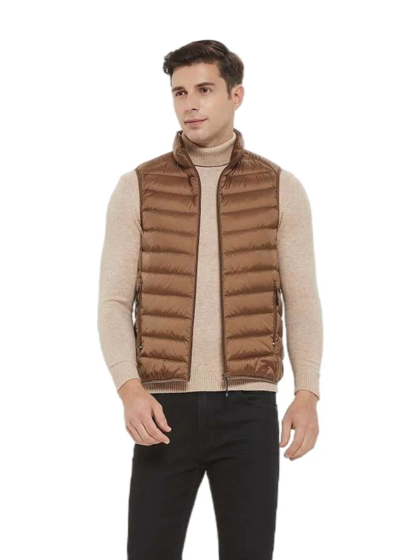 Custom Winter Warm Sleeveless Down Puffer Jacket for Men