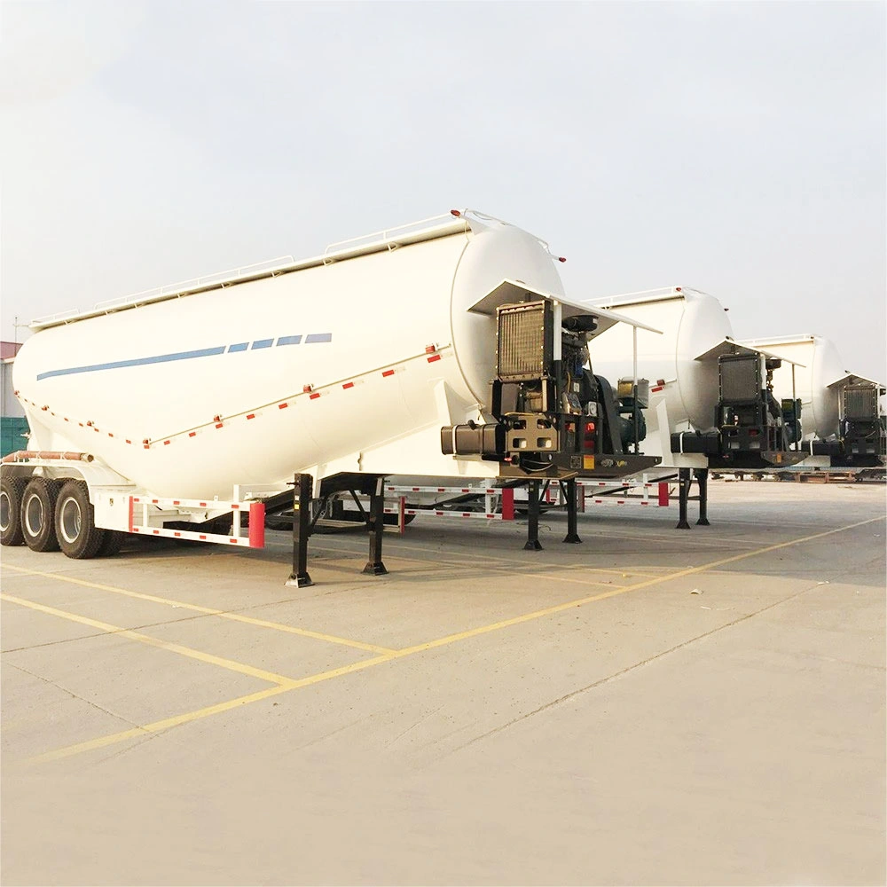 3axle 40cbm Bulk Cement Feed Tanker Bulker Tanker Semi Truck Trailer /3 Axle 30/35/40/45cbm Bulk Cement/Fly Ash/Flour/Powder Material Transport Tank