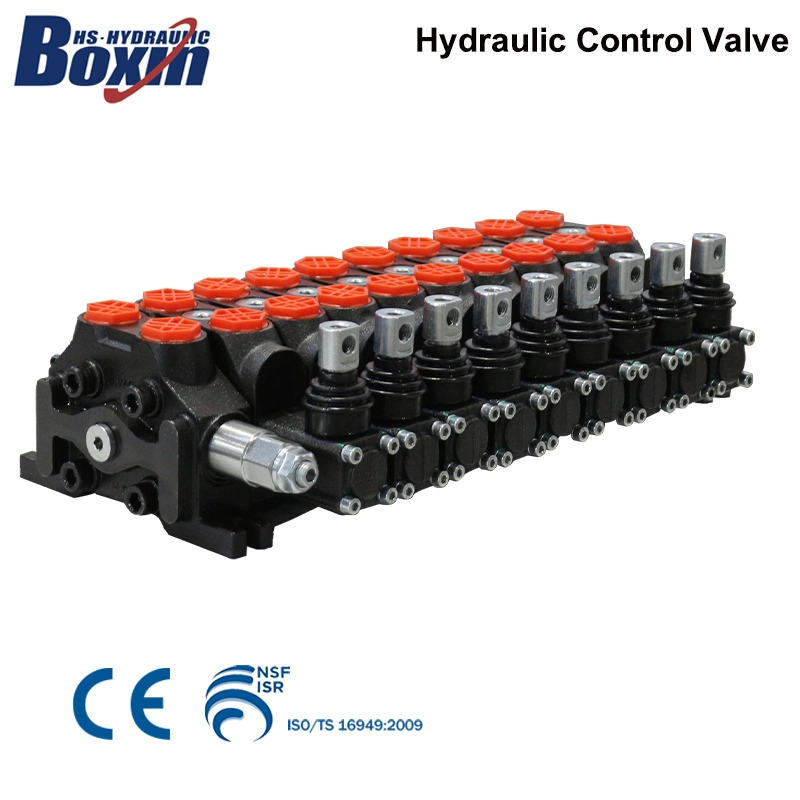 Dcv60 Sectional 9 Spool Hydraulic Directional Valve Control for Mining and Drilling Machines
