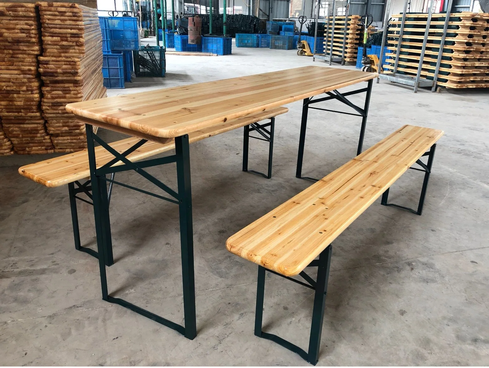 Muebles de exterior jardín Plegable de Madera de la cerveza de Picnic Tabla