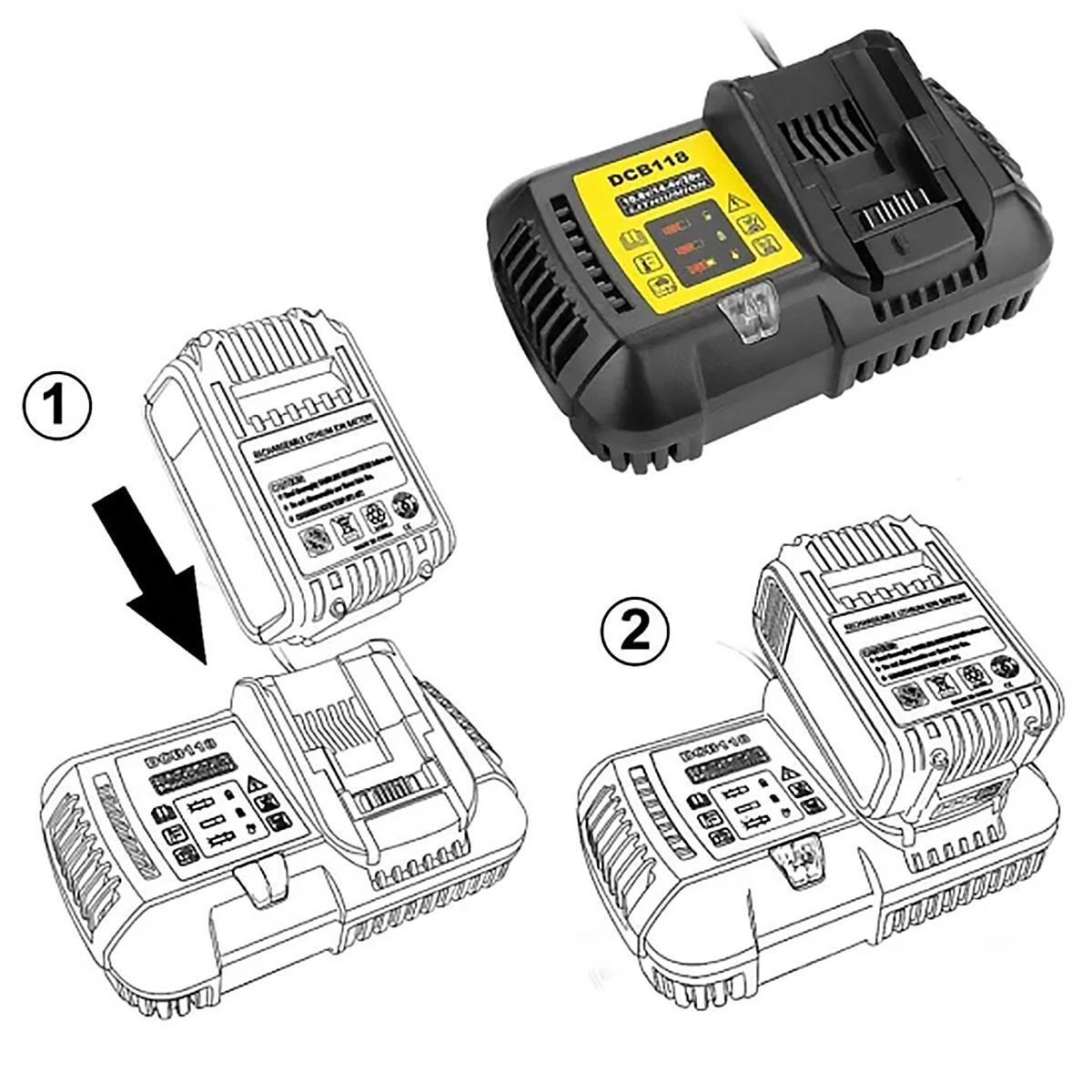 Drills Charger Cordless Power Drills Battery Charger Cordless Tools Li-ion Battery Charger for Bosch 10.8V/12V/18V Battery Pack