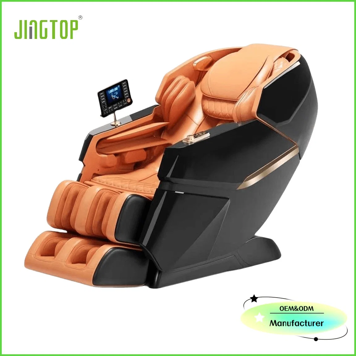 Jingtop OEM Wholesale/Supplier Health Care 25 programas de massagem automática 4D Cadeira de massagem Deluxe Best Ghe