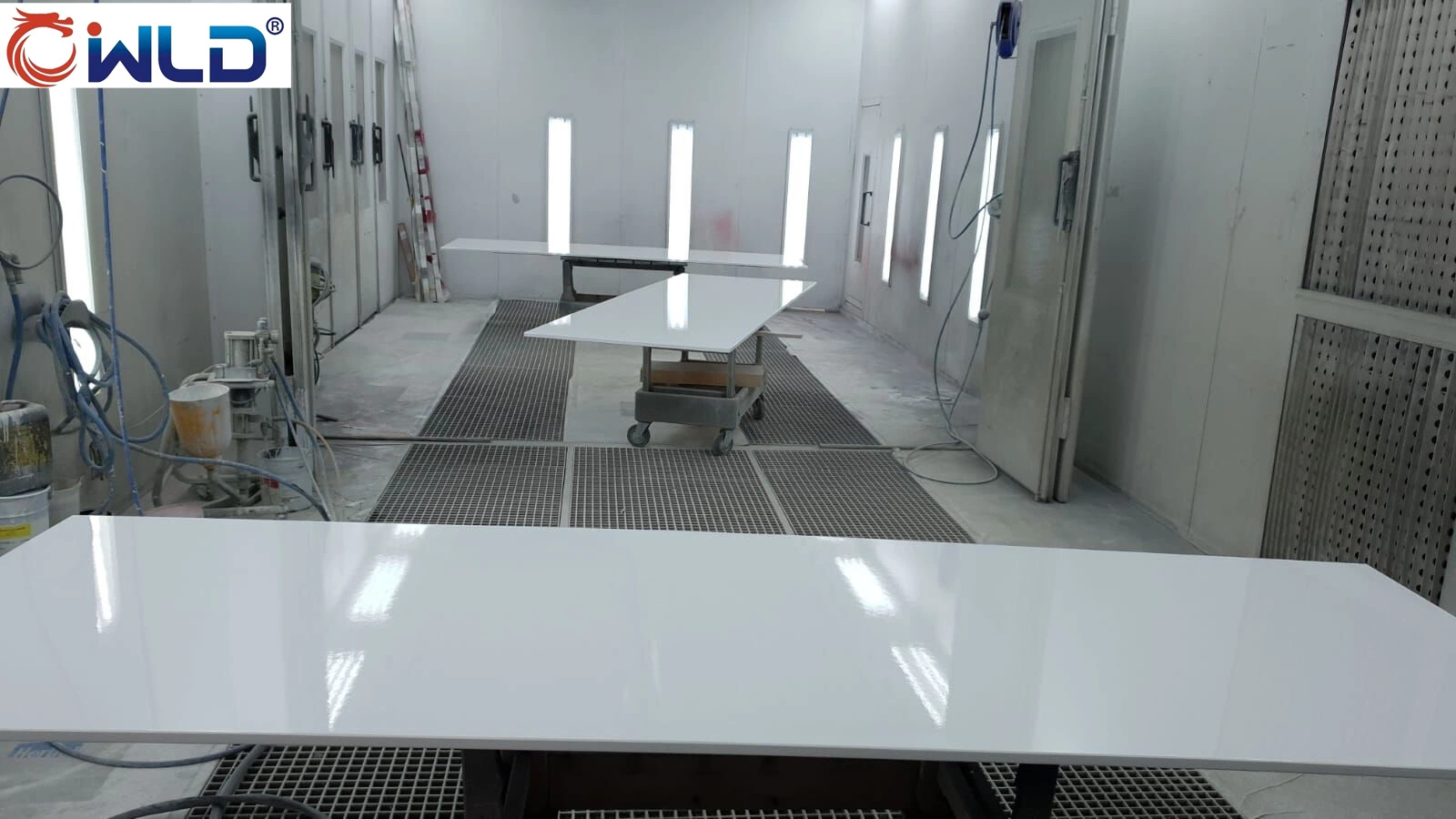 Wld-F Furniture Paint Booth Spray Booth Paint Booth Paint Oven Woodworking Painting Cabin Painting Room with Heating System Baking Function CE Approved