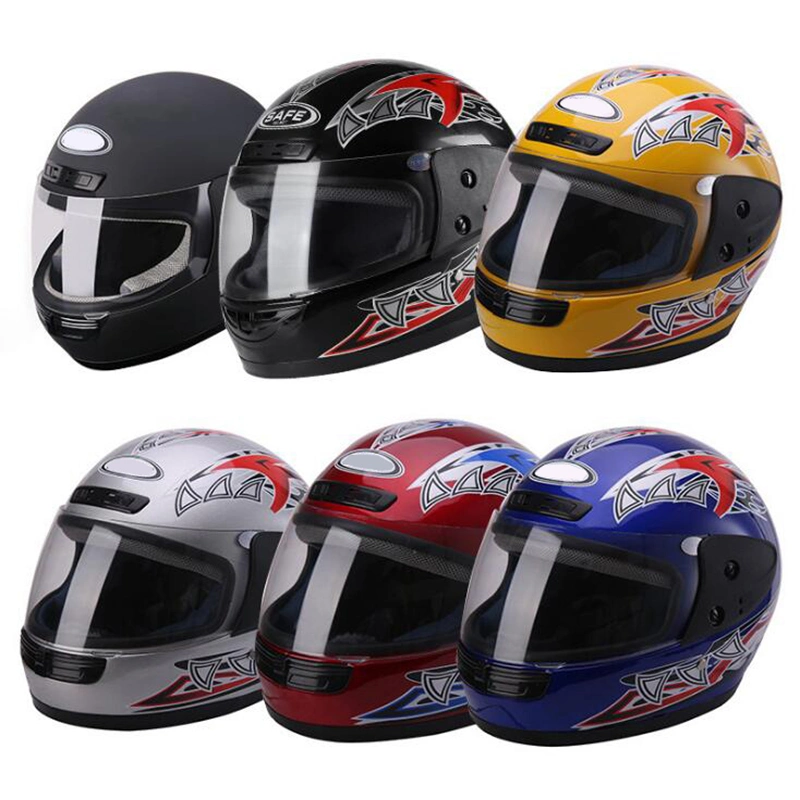 Nueva moda de cara completa personalizada de la fábrica de motocicletas casco ABS al por mayor de los hombres del casco de motocicleta