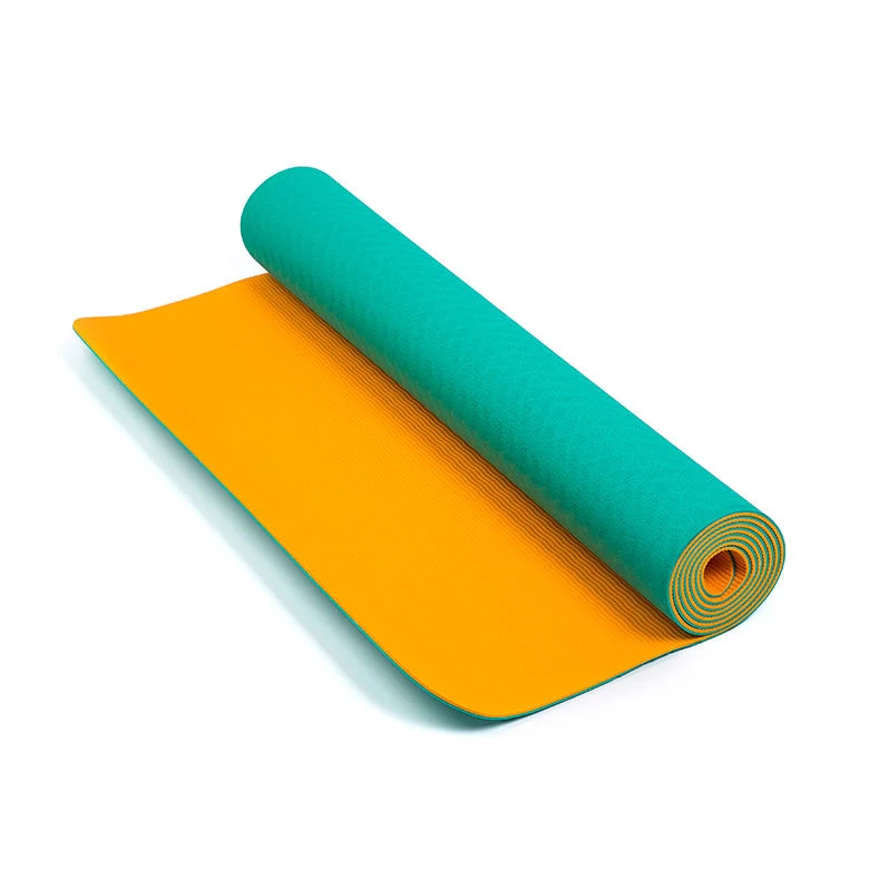 SSD New Design Nontoxic Skid Proof 6mm TPE Yoga Mat with OEM Designs Custom Travel Yoga Mat