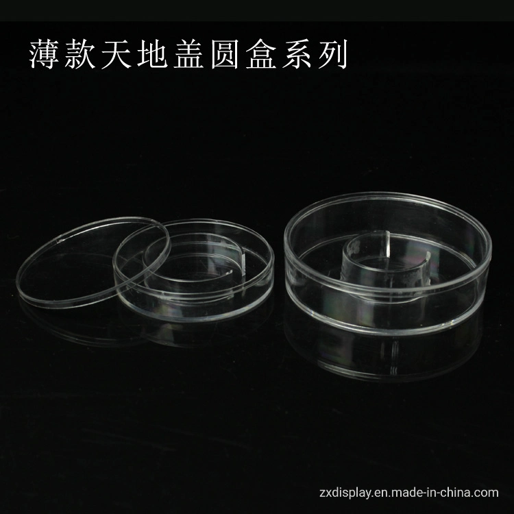 Round Clear Acrylic jewelry Display Box for Bracelet Packaging