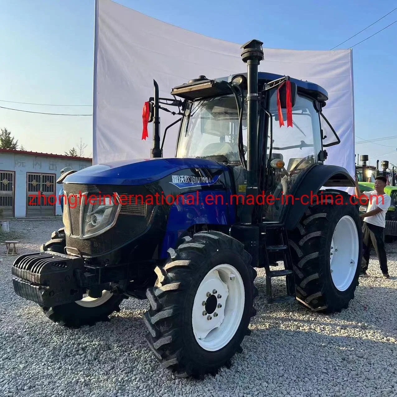 Utiliza la maquinaria agrícola Lovol calidad a las 4 ruedas de 100 CV Tractor agrícola M1004.