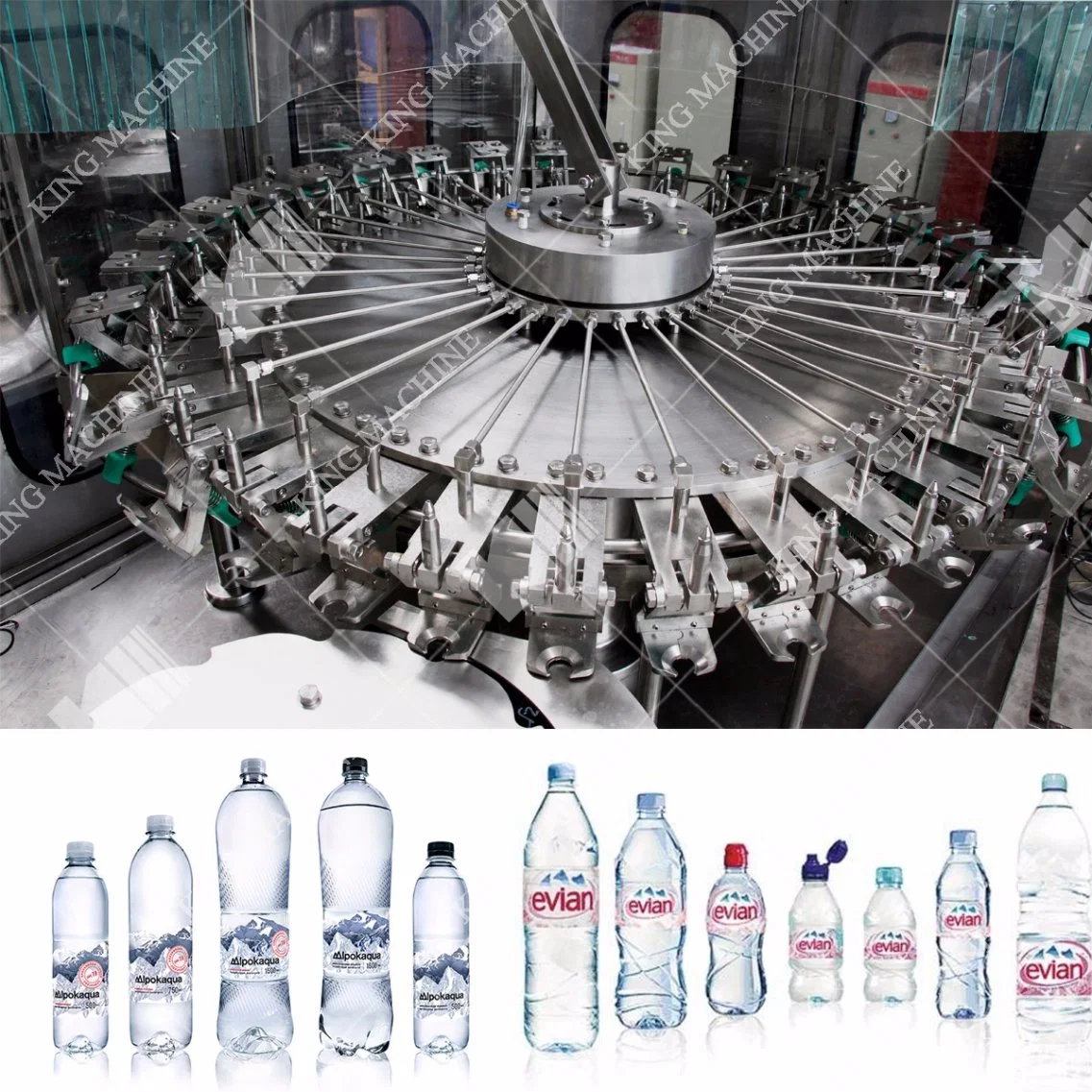Чистой питьевой минеральной воды ёмкость 20 литров производственной линии розлива в Китае