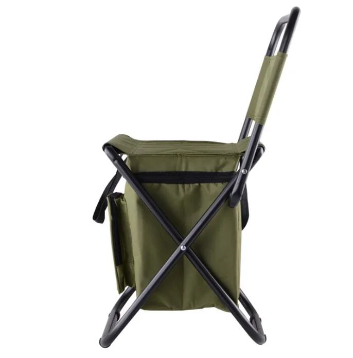 Foldable Cooler Bag Camping Chair Cold Bag Small Fishing Camp Stool