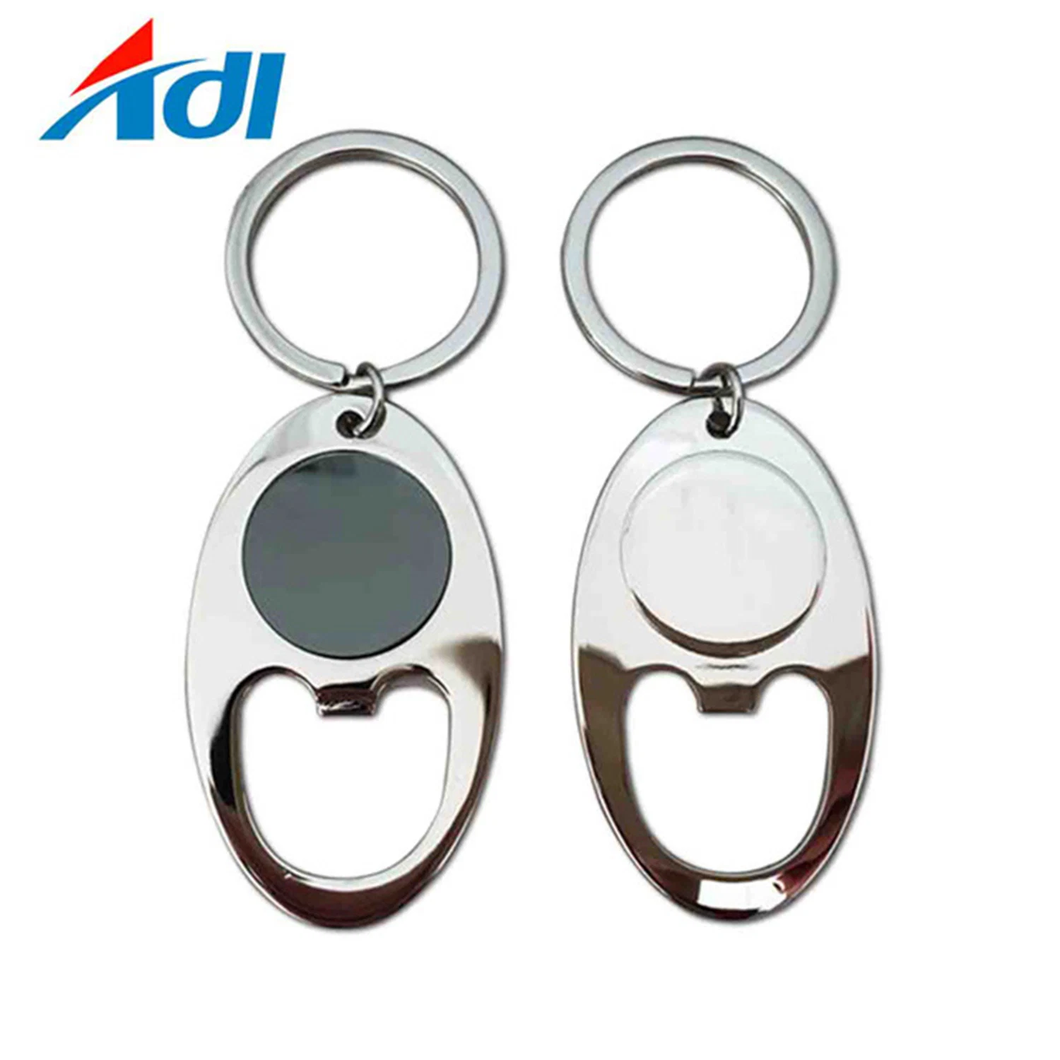 Custom Logo Wholesale/Supplier Bulk Blank Metal Beer Keychain Bottle Opener