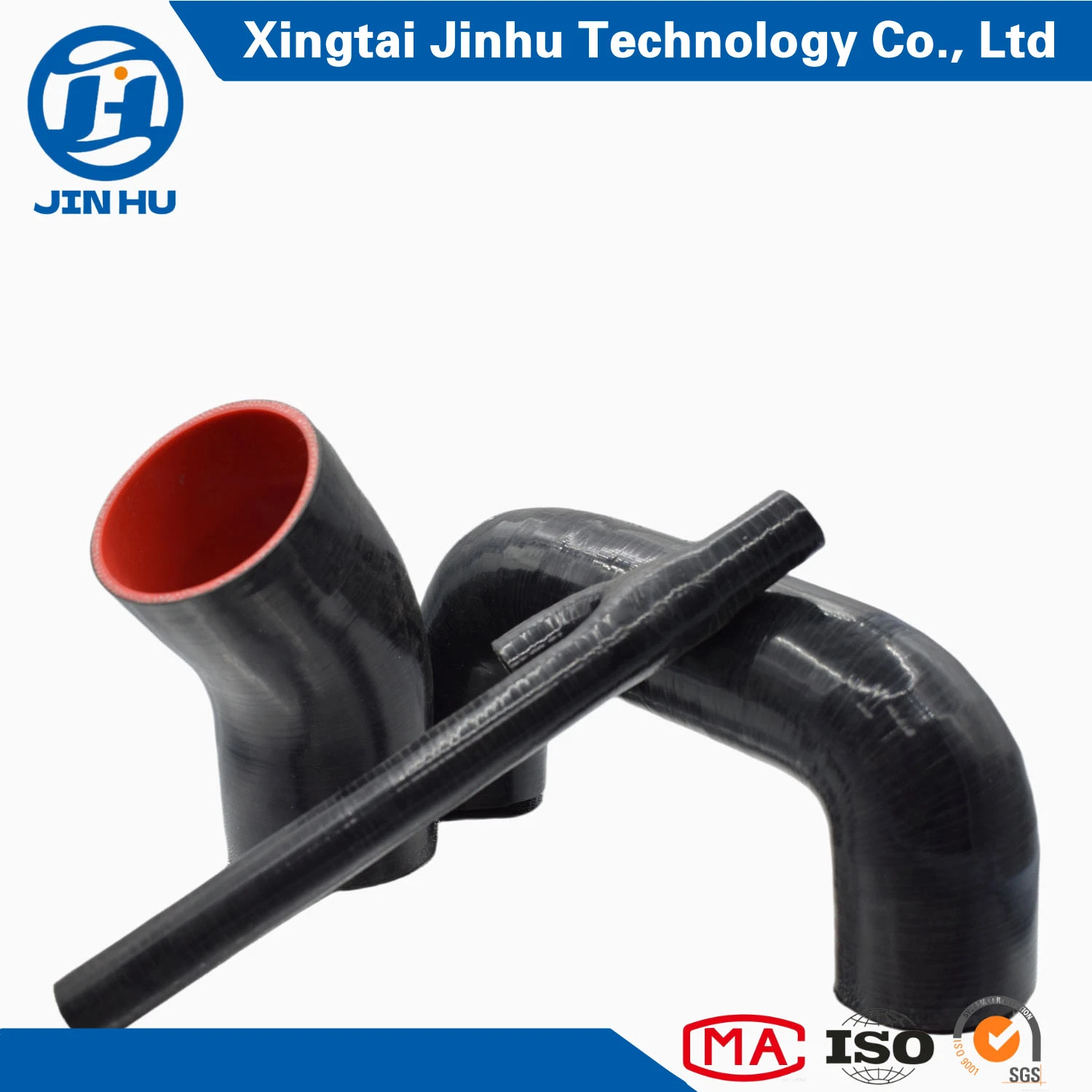 Jinhu Radiator 45 Degree Elbow Silicone Reducer 3 Inch Rubber Hose (OEM)