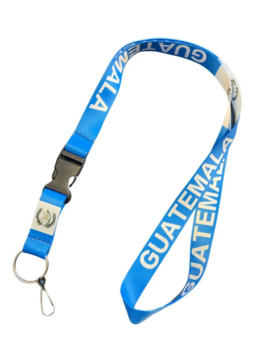 Günstige Personalisierte Nylon Polyester Einfarbig Hals Gewebte Sublimation Blank Custom Bedruckte Lanyard mit Logo Keine Mindestbestellmenge