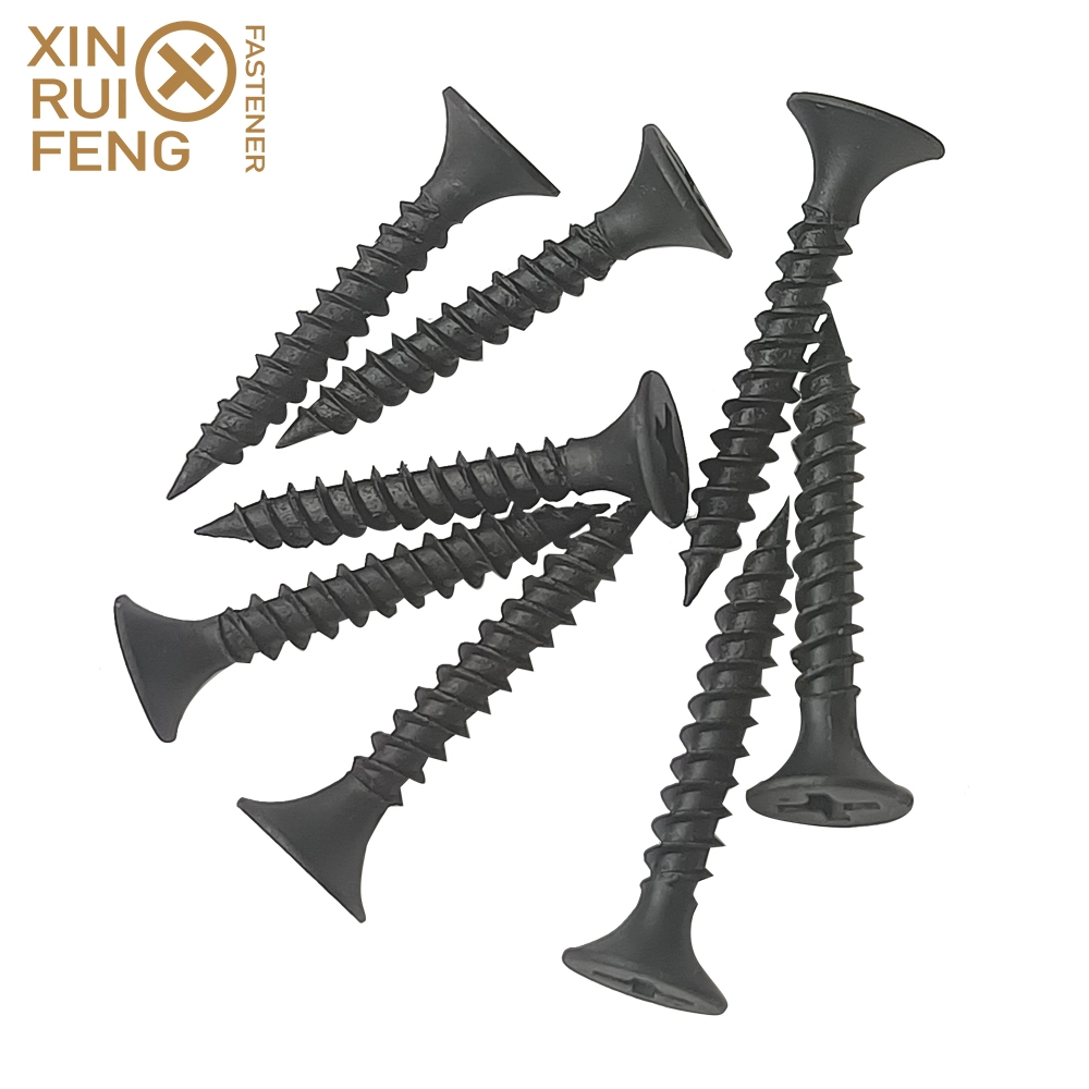 Spain USD2.35/Kg Xinruifeng Fastener Black Grey Phillips 2 Gypsum Wood Drywall Screws