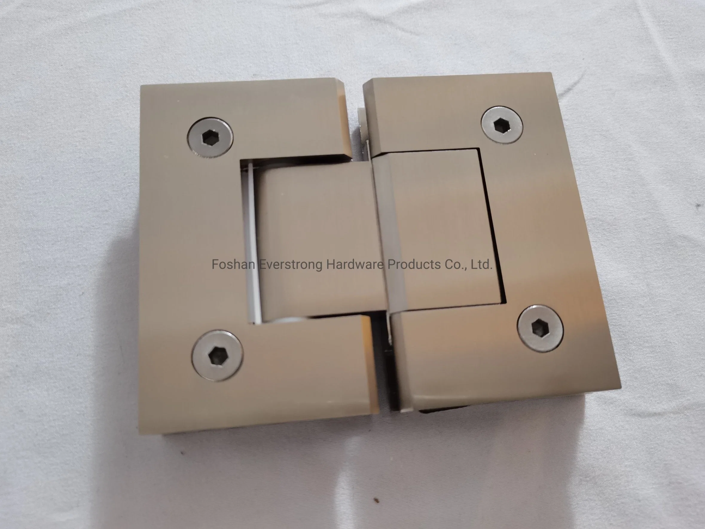 Solid Brass 180 Degree Glass to Glass Shower Door Hinge Hardware