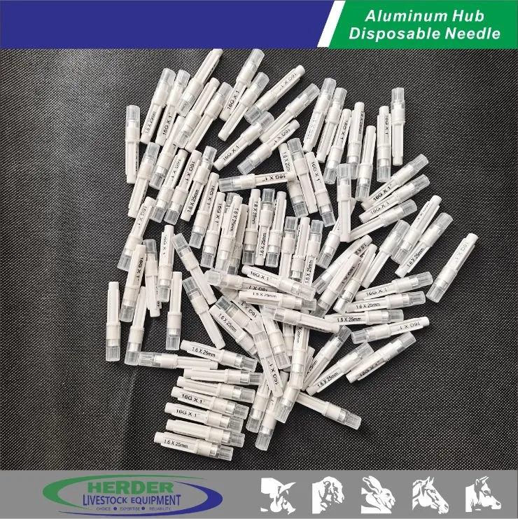 Veterinary Blunt Hypodermic Aluminum Hub Disposable Needles for Animals