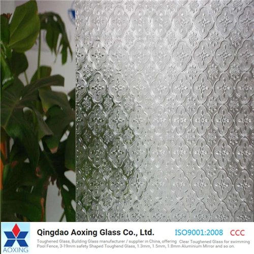 Factory Direct Supply Figured Glass, Clear Patterned Glass