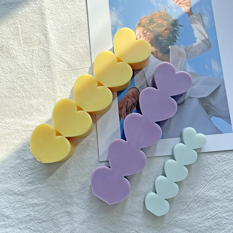 DIY tortas de peto pequeño corazón-forma Diversión Pastel de hornear Gummy Cookie silicona Moldes