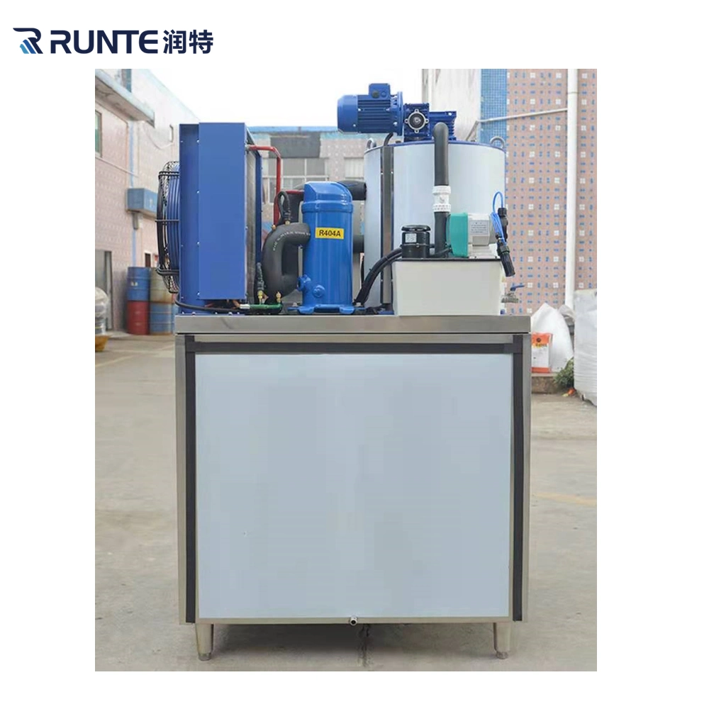 Runte High quality/High cost performance  Long Warranty Energy Saving Intelligent 2 Tons Industrial Flake Ice Maker Making Machine for Sale