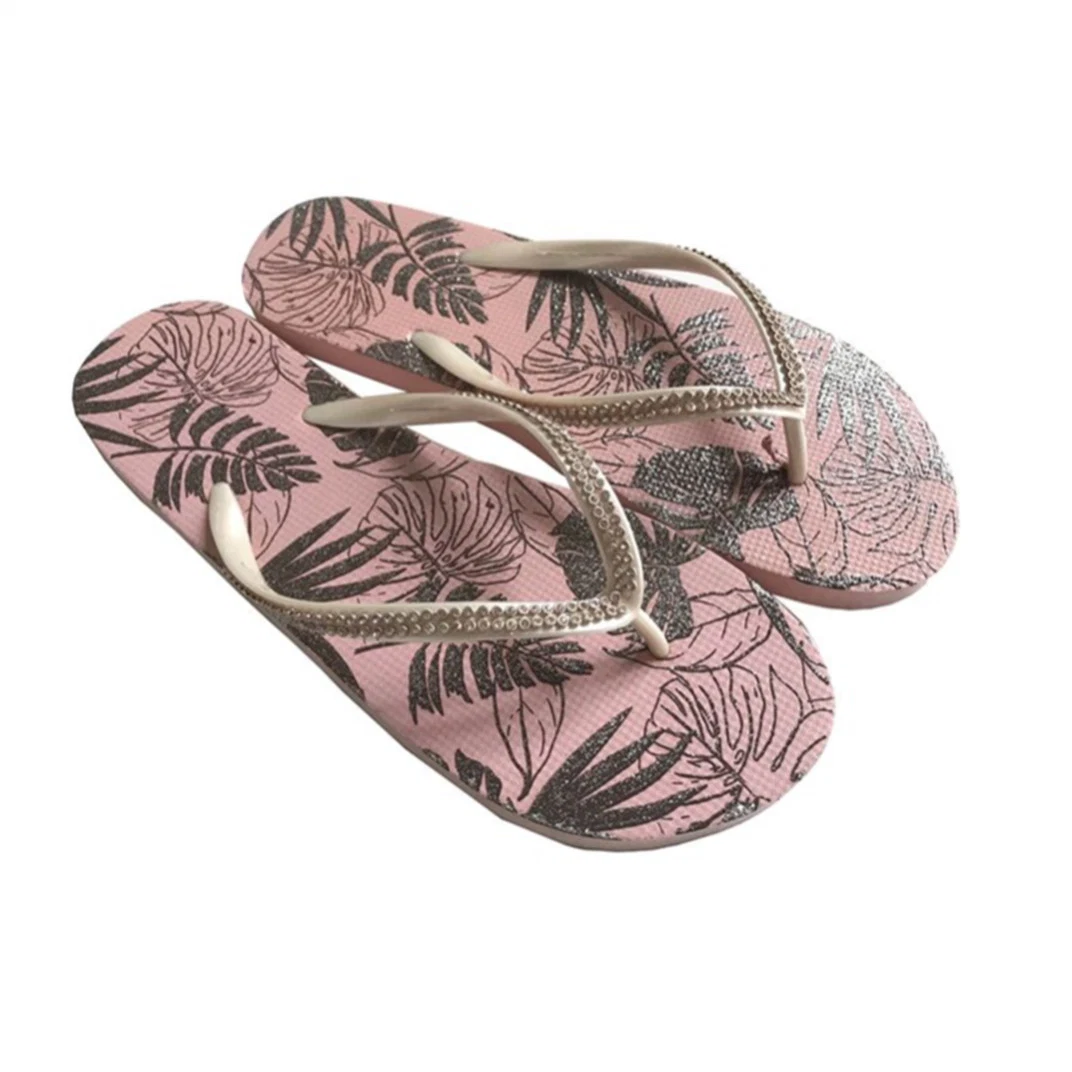 Manufacturer Wholesale/Supplier Women Ladies Beach Custom Logo Flat Slippers Slide Outdoor Sandals Flip Flops