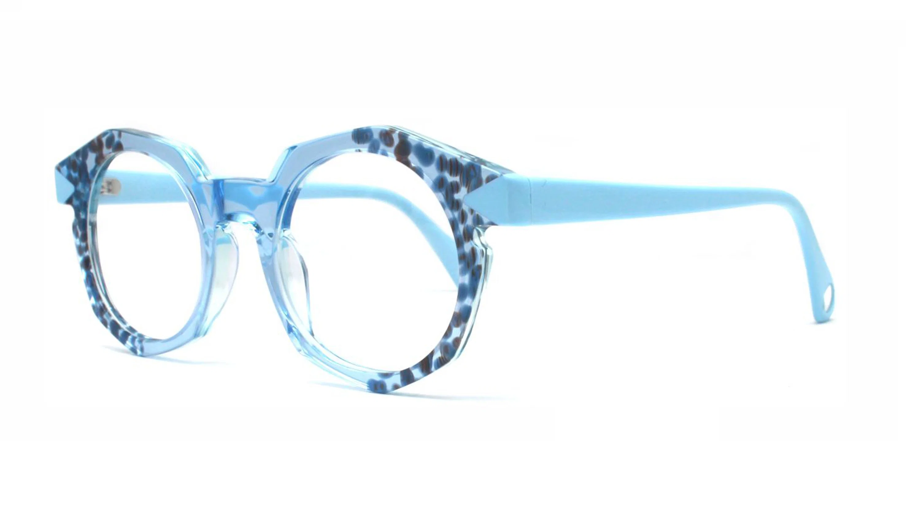 Модный новый дизайн ламинирования Acetate винтажные очки Китай Оптовая очки Оптическая рама