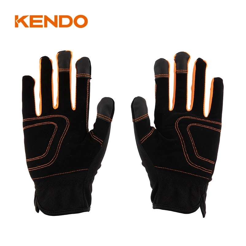 Mechanic Gloves Foam Insert in Palm and Knuckle for Anti-Vibration Protection