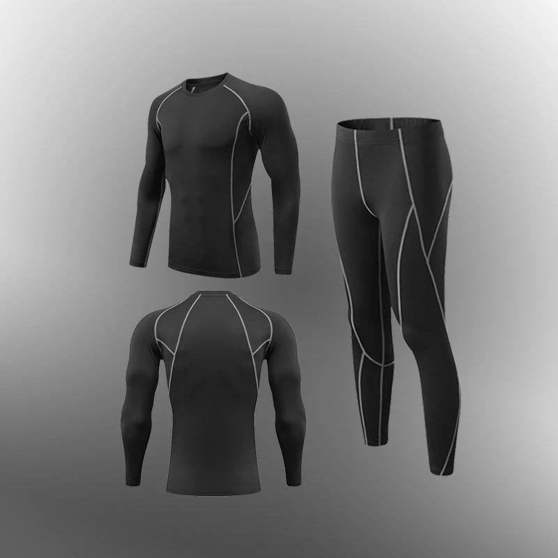 Sports Leisure Running Suit Men's Fitness Tights Quick Drying Clothes