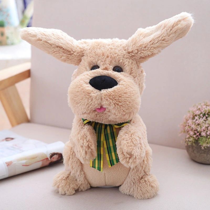 Factory OEM Amazon Clapping Ears Clapping Rabbit/ Dog Electric Singing Moving Ear Toy Dog Recordable Voice Box