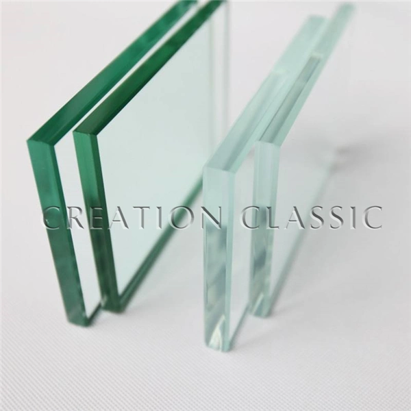 3mm/4mm/5mm/6mm/8mm/10mm/12mm/15mm/19mm Verre Flotté Transparent/Ultra Transparent pour Fenêtre/Bâtiment