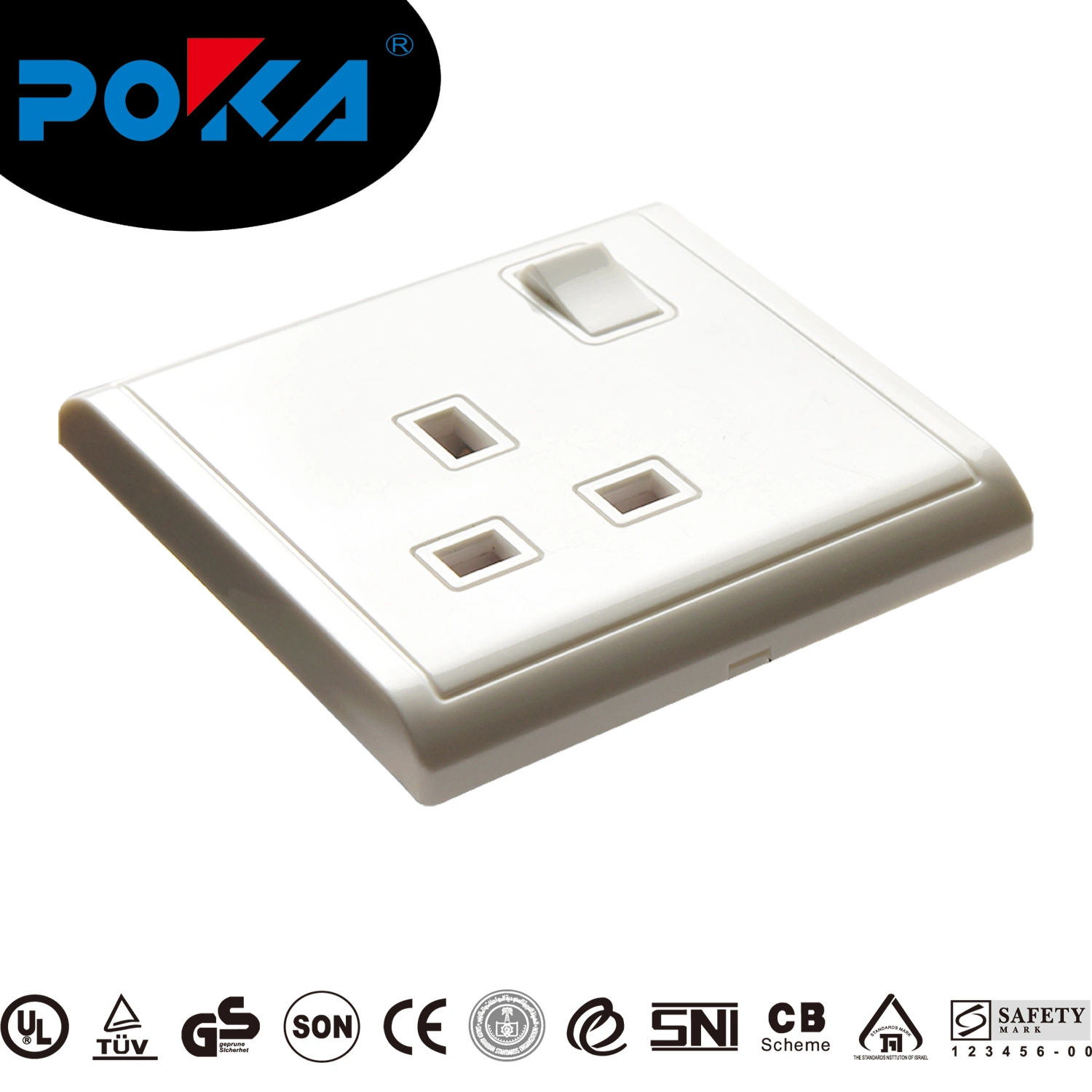 Conector hembra de pared estándar doble monopolar BS1363 precio de fábrica