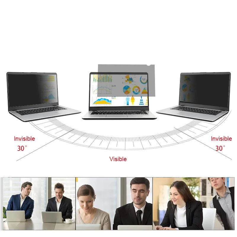 18,5"-16: 9 410 * 229mm Datenschutz-Bildschirmschutz Laptop Anti Spy Wechselbare Schutzfolie Datenschutz-Filter für DELL