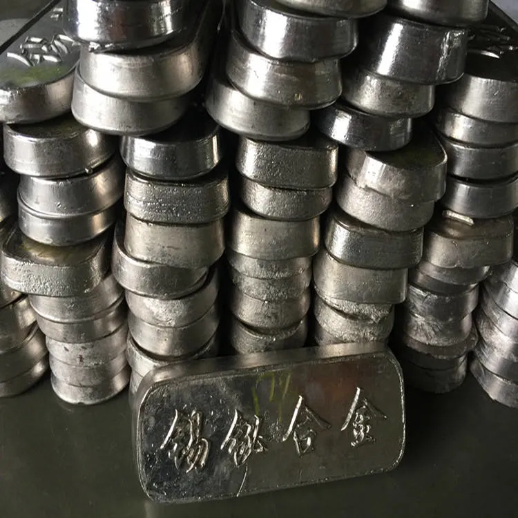 White Metal Ingot Tin-Based Alloy