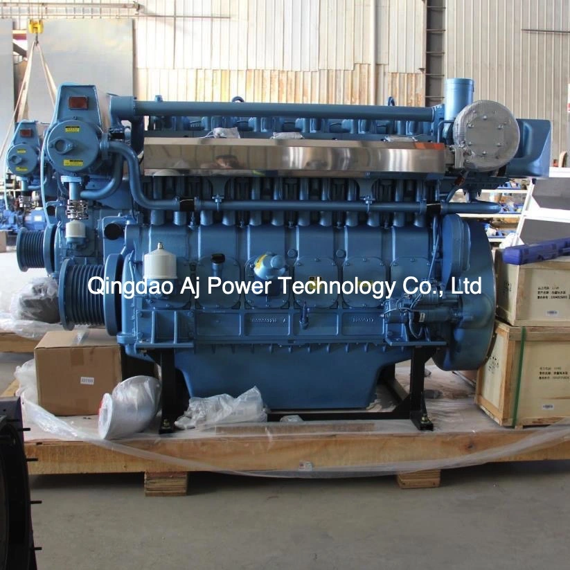 Low Fuel Boat Engine 350HP/450HP/550HP Marine Diesel Engine with Weichai