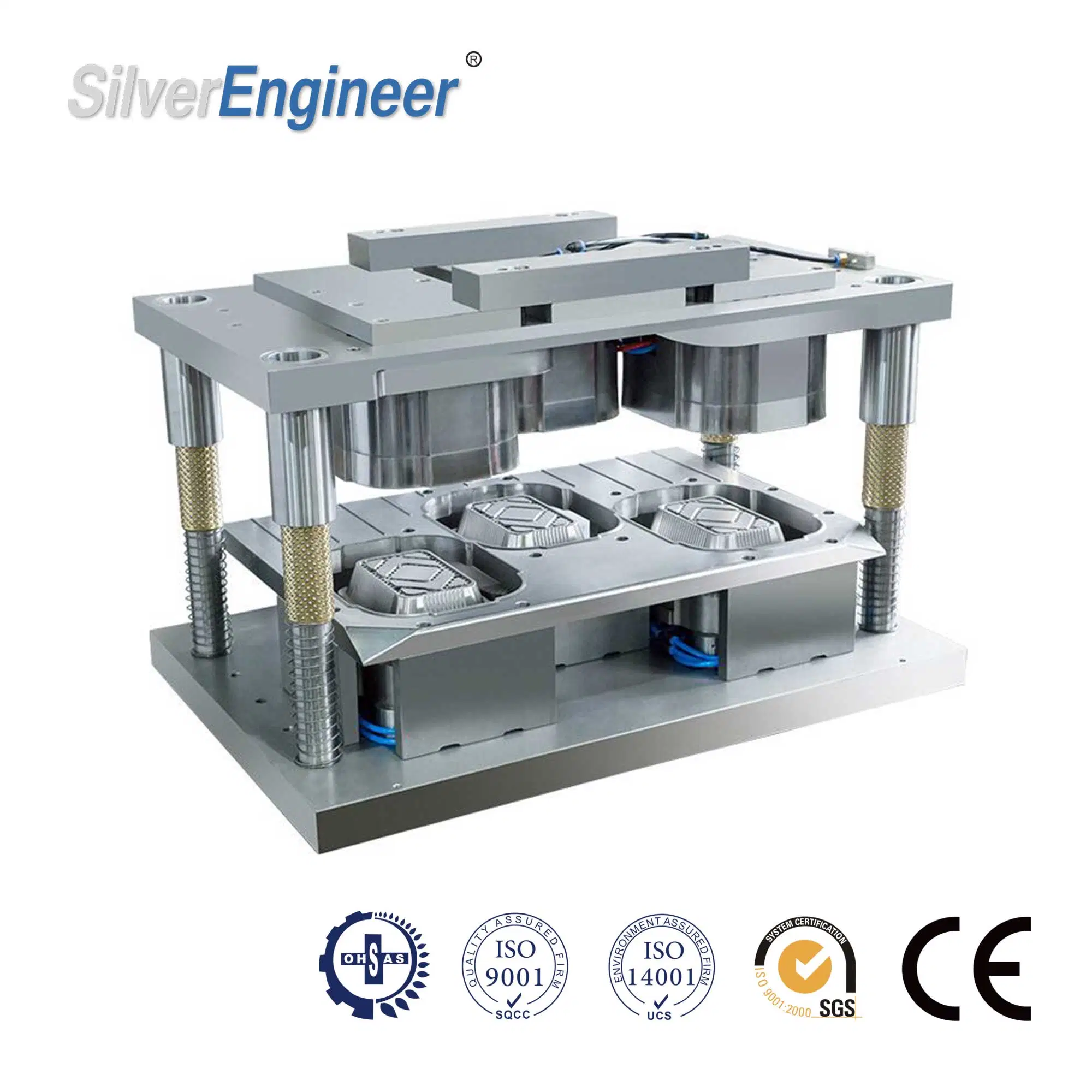 Automatic Disposable Aluminum Foil Container Production Line with Automatic Stacker