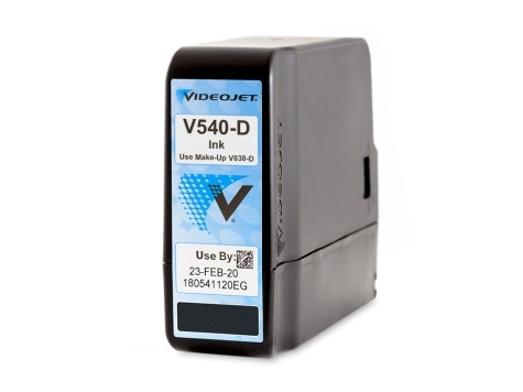 حبر أسود خاص بطابعة V540-D 750ml متوافقة مع Videojet الأصلية طابعة نفث الحبر