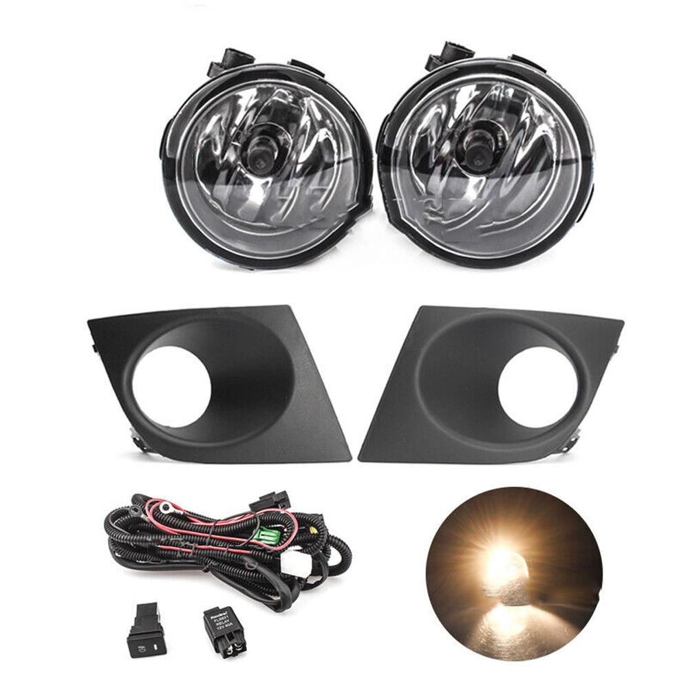 Car Spare Part Front Bumper Fog Light Lamp for Nissan Versa Tiida 2007-2011 Wiring Switch Kit