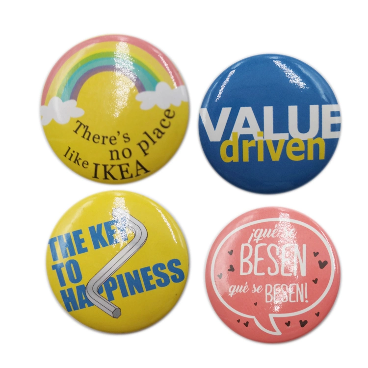 High quality/High cost performance Customizable Button Badge/Tinplate Badge