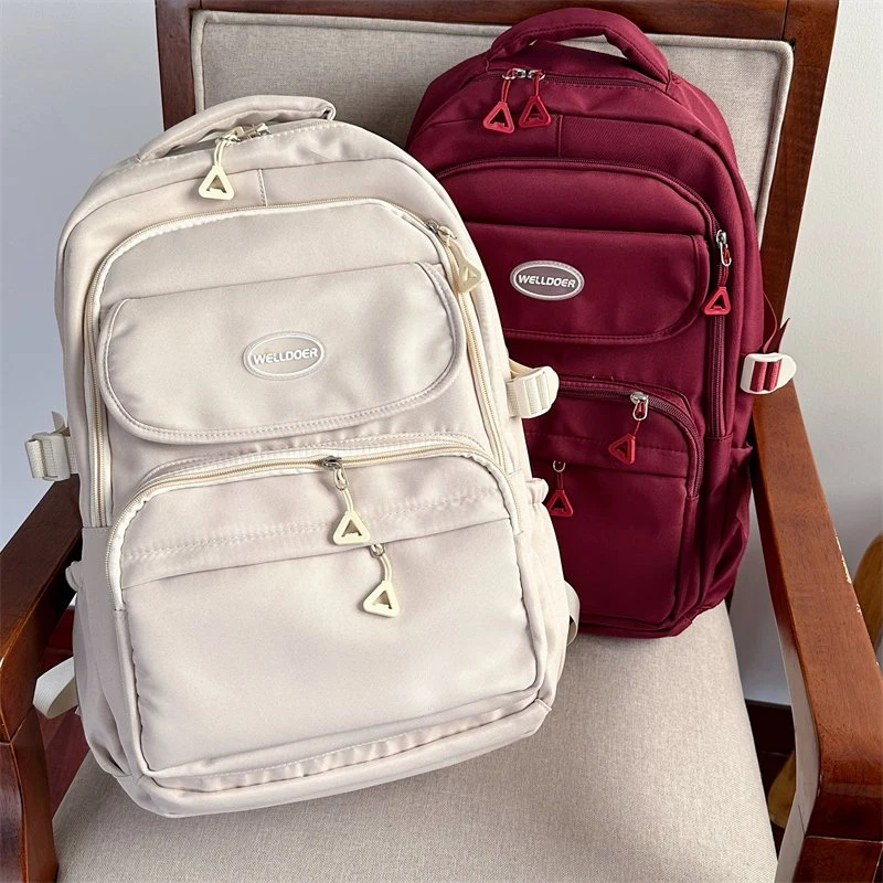 Large-Capacity Student Backpack Korean Style Candy Color Trendy Backpack