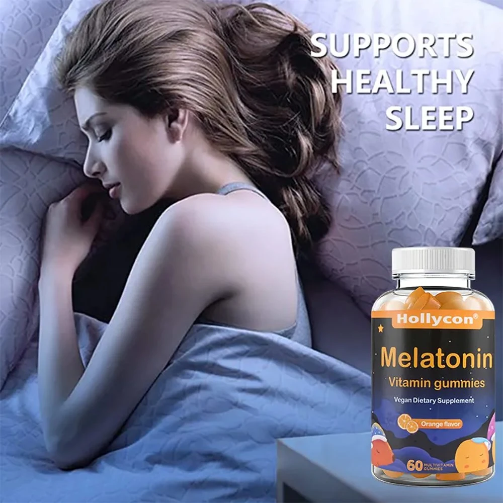 O OEM/ODM Fabricante de fábrica Sleep Well Gomoso Melatonina Vitamina Gummies para dormir melhor