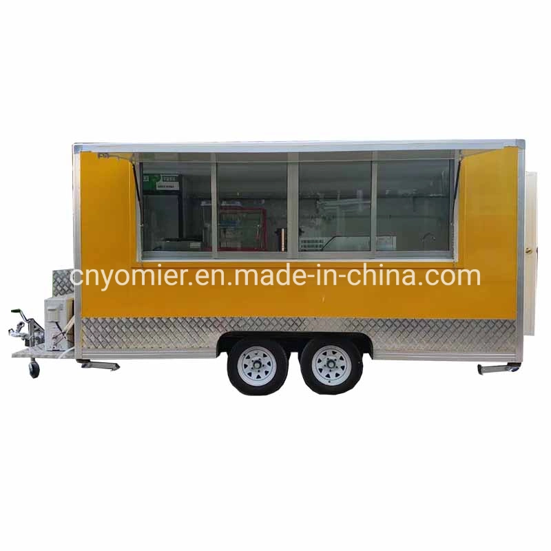 Street Mobile Burger Pizza Food Concession Cart