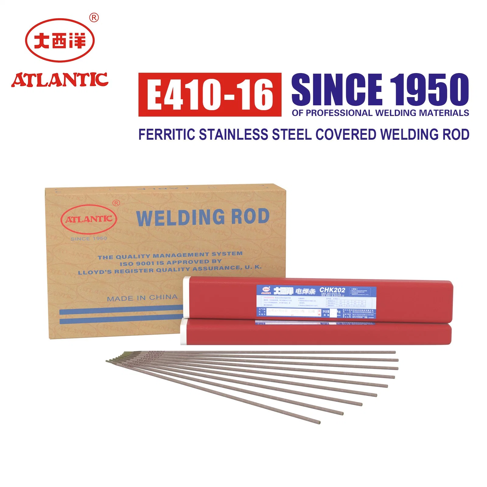 Atlantic TIG Welding Rod E410-16 Carbon Steel Welding Electrode Low Price