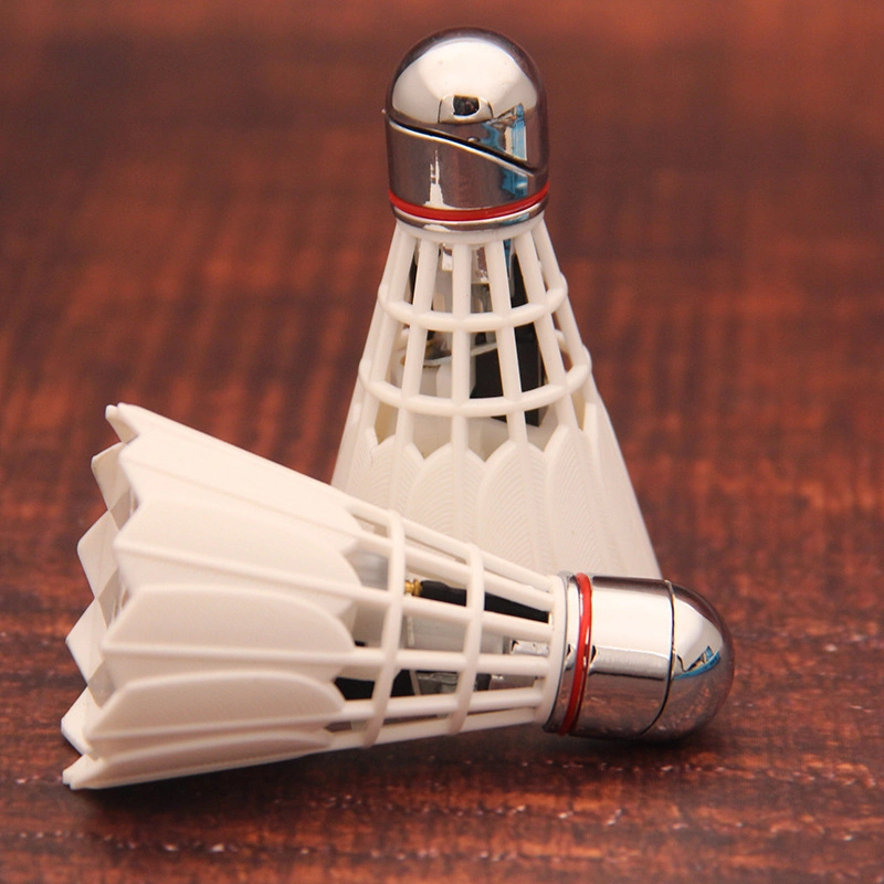 Wholesale Custom White Lighter Unisex Badminton Open Flame Gas Lighter