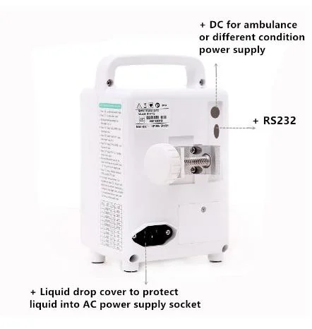 Kl-8071A Medical Portable Infusion Pump Electric Syringe Pump for ICU