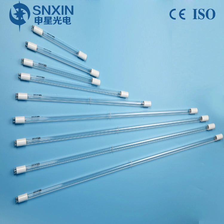 Pre-Heat Single Ended 4-Pins Ultraviolet Lamp with Small Design 18W T5 356mm Suitable for Water Sterilization