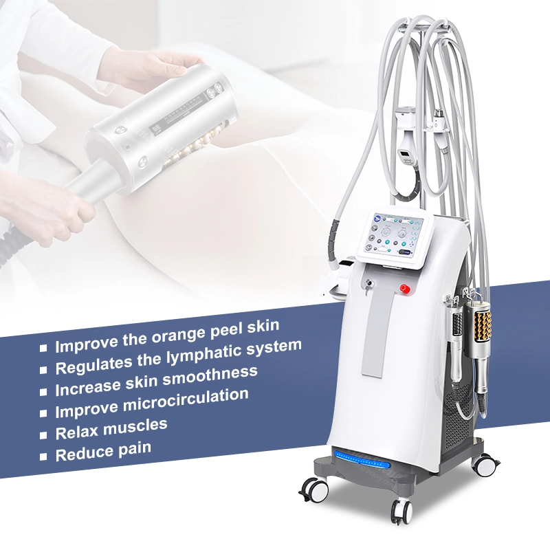 Ela V10 forme 3 Cellulite Velashapings Fat Réduire rouleau RF Slimming Prix de la machine de se froisser la cavitation laser de niveau de vide