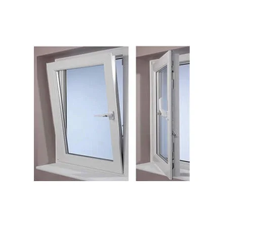 German Style PVC Tilt and Turn Windows with Hinges and Hardware