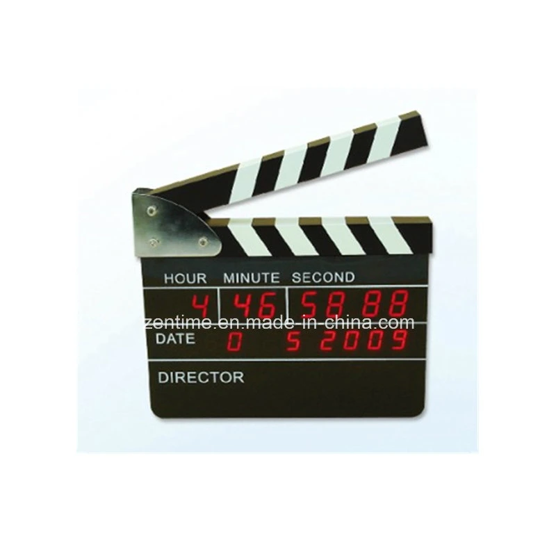 Elektrische LED Digital Film Clapper Schreibtisch Geschenk Wecker