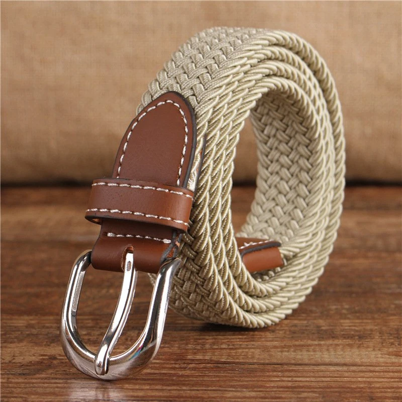 Hot Selling Original Factory Fashion Braided Stretch Fabric Elastic Braided Horse Riding Belt