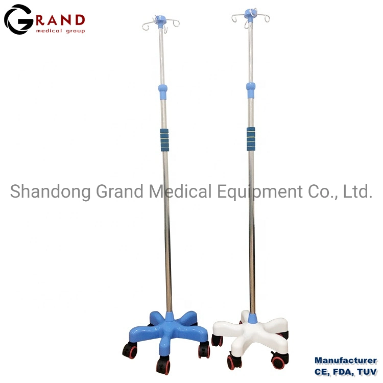 China Manufacturer IV Stand Medica IV Pole Hospital Drip Stand Fuiniture