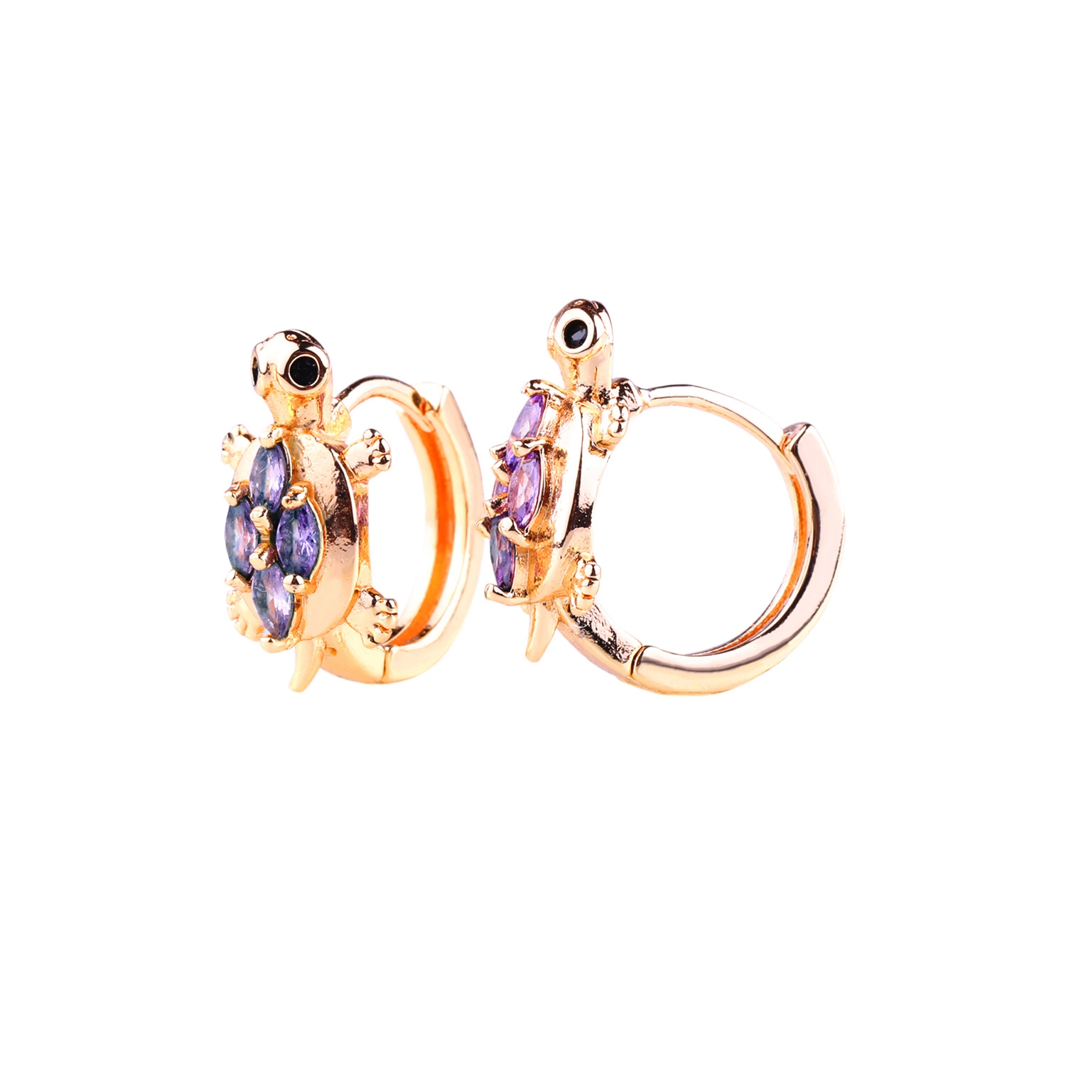 Decoração Jóias 18K 14K Ouro Hoop Earring com CZ Pérola