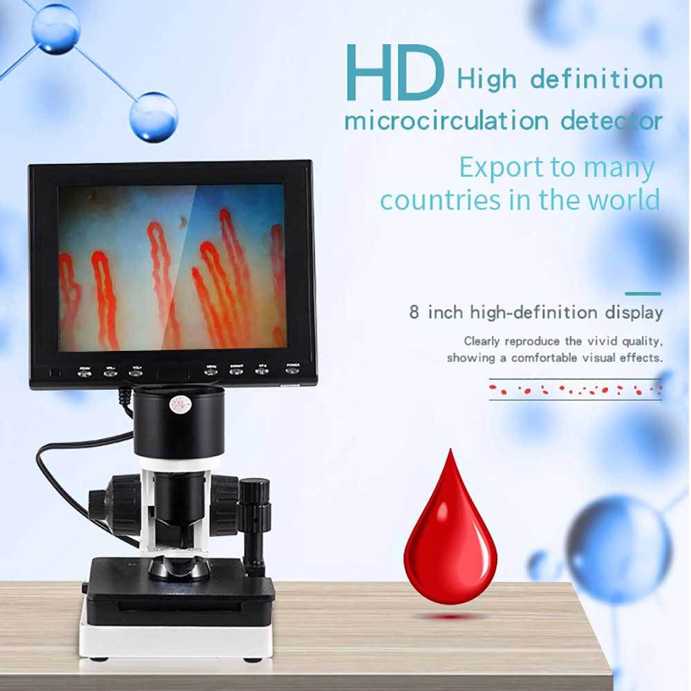 professional Nailfold Capillary Microcirculation USB HD Digital Microscope Blood Microcirculation